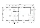 Blockbohlenhaus LUDWIG (66mm), 6x12m, 72m² – Bild 6