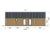 Blockbohlenhaus ADRIAN (44mm + Holzverschalung ), 50m² – Bild 6
