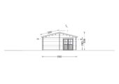Blockbohlenhaus BOZEN (66mm), 15x6m, 90m² – Bild 11