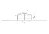 Blockbohlenhaus BOZEN (66mm), 15x6m, 90m² – Bild 8
