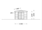 Gartenhaus ELENA (44 oder 66 mm) – 6,6 × 3 m (20 m²) – Bild 9
