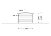 Gartenhaus ELENA (44 oder 66 mm) – 6,6 × 3 m (20 m²) – Bild 7