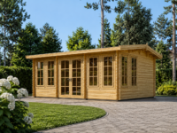 Gartenhaus DORA, 6x4 m, 24 m²