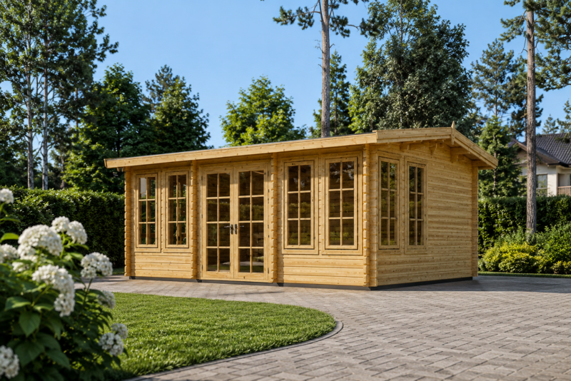 Gartenhaus DORA, 6x4 m, 24 m²