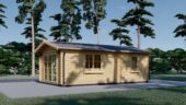 Blockbohlenhaus MORITZ, 4.2x7.5m, 32m² – Bild 6