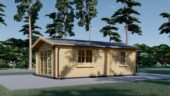 Blockbohlenhaus MORITZ, 4.2x7.5m, 32m² – Bild 6
