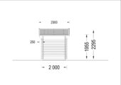 Gartenhaus NINA, 2.5x2 m, 5 m² – Bild 8