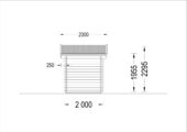 Gartenhaus NINA, 2.5x2 m, 5 m² – Bild 10