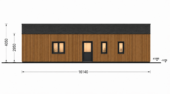 Holzhaus Zürich (66 mm + Holzverschalung), Isoliert 96 m² – Bild 4