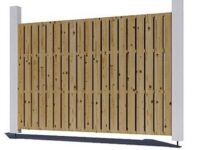 Seitenwand für Carport