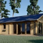 Blockbohlenhaus ANGELA (66mm), 71m²