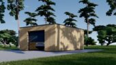 Holzgarage mit Flachdach (34mm + Holzverschalung), 5x6m, 30m² – Bild 3