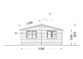 Dreifachgarage aus Holz (44mm), 9x6m, 54m² – Bild 8