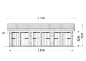 Dreifachgarage aus Holz (44mm), 9x6m, 54m² – Bild 9