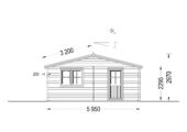 Dreifachgarage aus Holz (44mm), 9x6m, 54m² – Bild 10
