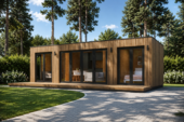 PREMIUM Gartenhaus (Isoliert, SIPS), 10.5x4.5 m, 40 m² – Bild 2