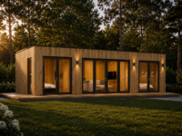 PREMIUM Gartenhaus (Isoliert, SIPS), 10.5x4.5 m, 40 m²