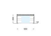 Holzgarage mit Flachdach (34mm + Holzverschalung), 5x6m, 30m² – Bild 10