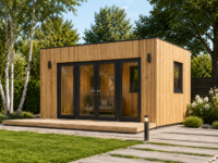 Premium Gartenhaus (Isoliert, SIPS), 6x3 m, 18 m²