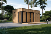 PREMIUM GARTENHAUS (Isoliert, SIPS), 5x3 m, 15 m²