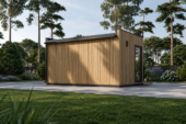 PREMIUM GARTENHAUS (Isoliert, SIPS), 5x3 m, 15 m² – Bild 2
