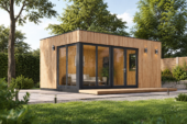 Premium Gartenhaus (Isoliert, SIPS), 6x4 m, 24 m²