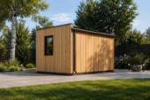 Premium Gartenhaus (Isoliert, SIPS), 6x3 m, 18 m² – Bild 3