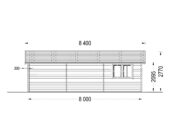 Doppelgarage aus Holz (44mm), 6x8 m, 48m² – Bild 8