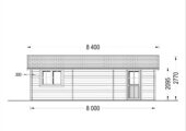 Doppelgarage aus Holz (44mm), 6x8 m, 48m² – Bild 9