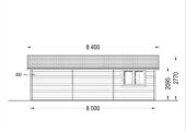 Doppelgarage aus Holz (44mm), 6x8 m, 48m² – Bild 7