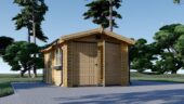 Einzelgarage aus Holz (44 mm), 3.2x5.2m, 16 m²