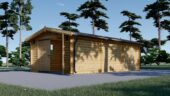Einzelgarage aus Holz (44 mm), 4x7.5 m, 30 m² – Bild 4
