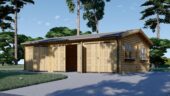 Dreifachgarage aus Holz (44mm), 9x6m, 54m² – Bild 5