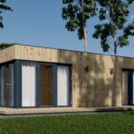 Gartenhaus PREMIUM (34mm + Holzverschalung), 7.5x4m, 30m²