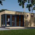 Premium Gartenhaus Tobi (34mm + Holzverschalung), 6x4m, 24m²