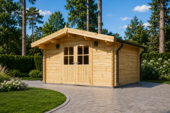 Gartenhaus PALM, 4x4m, 16m² – Bild 2