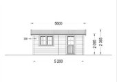 Einzelgarage aus Holz (44 mm), 3.2x5.2m, 16 m² – Bild 9