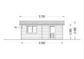 Einzelgarage aus Holz (44 mm), 3.6x5.4 m, 20 m² – Bild 10