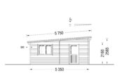 Holzgarage mit Flachdach (44 mm), 3.6x5.4 m, 20 m² – Bild 7