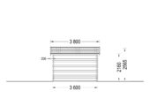 Holzgarage mit Flachdach (44 mm), 3.6x5.4 m, 20 m² – Bild 8