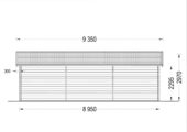 Dreifachgarage aus Holz (44mm), 9x6m, 54m² – Bild 10