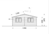 Dreifachgarage aus Holz (44mm), 9x6m, 54m² – Bild 6