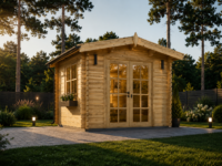 Gartenhaus ADRIA (44 mm), 3x3 m, 9 m²