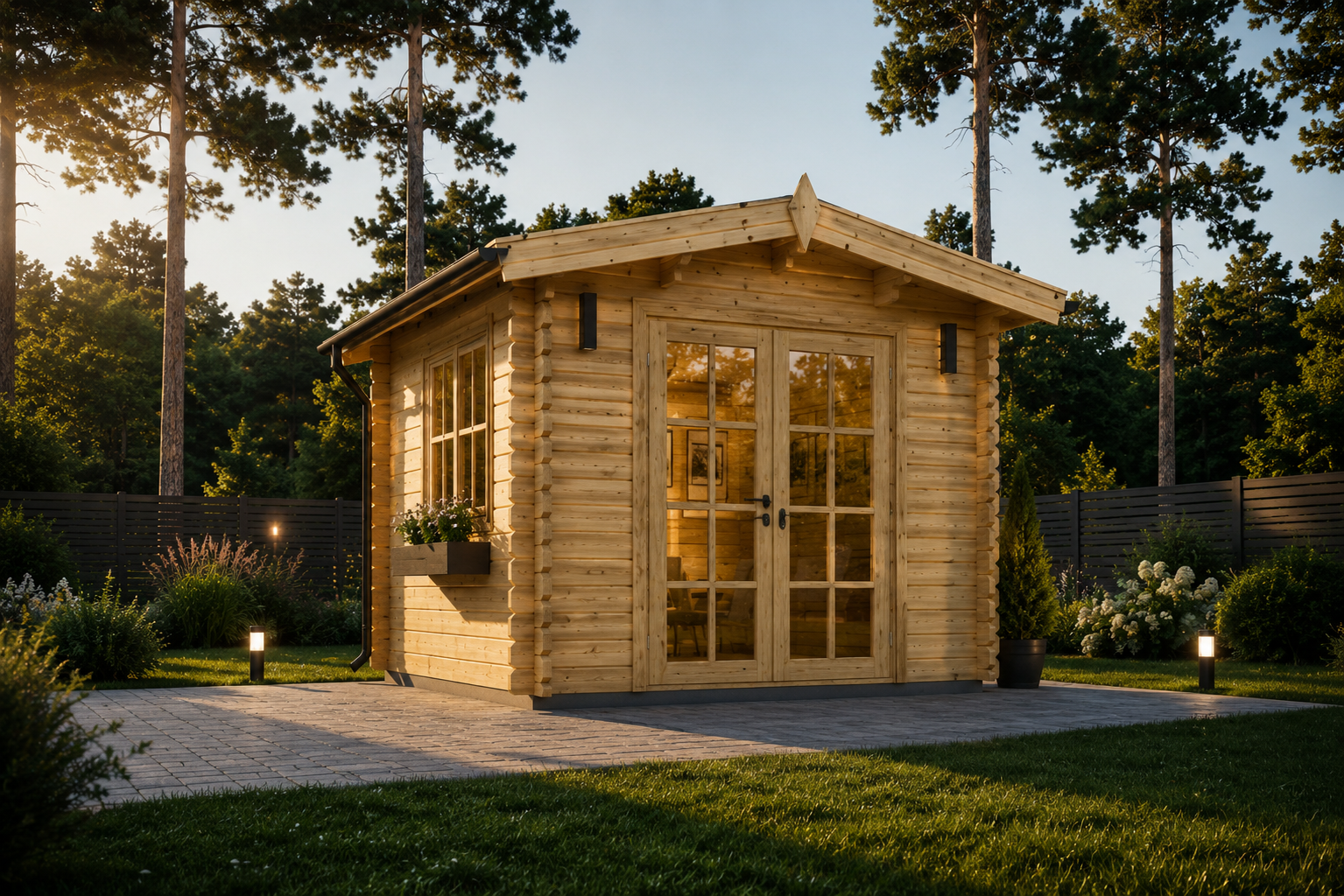 Gartenhaus Adria Gartenhaus ADRIA (44 mm), 3x3 m, 9 m² – Bild 1