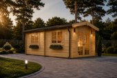 Gartenhaus STRAUBING, 3x6m, 18m² Isoliert