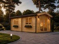 Gartenhaus STRAUBING, 3x6m, 18m²