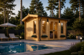 Gartenhaus Meran, 4x3m, 12m²