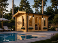 Gartenhaus Meran, 4x3m, 12m²