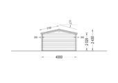 Gartenhaus PALM, 4x4m, 16m² – Bild 8