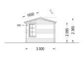 Gartenhaus Meran, 4x3m, 12m² – Bild 5